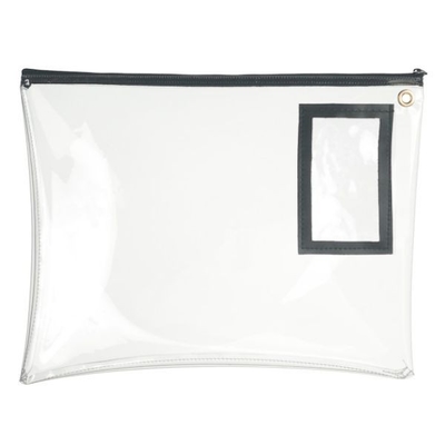 Bolso de cerradura de vinilo claro - 12W X 9H - listo para el envío