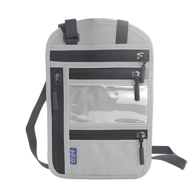 VIAJE EN VIAJE DUCUMENTO MULTIFUNCCIONAL BOLSA RFID Collar BOLSA DE PASO Titular del pasaporte Documento de cambio BOLSA PROTECTORA