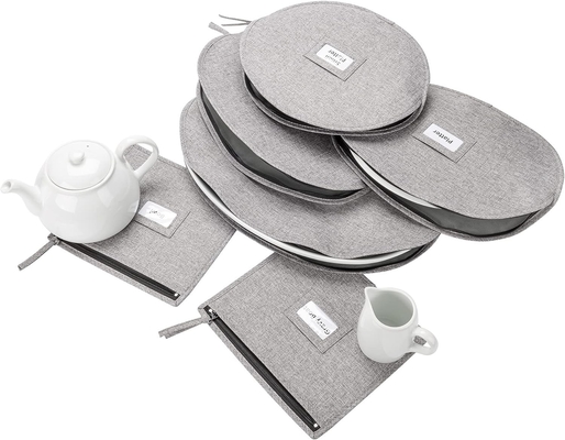 CHINA STORAGE - SET DE 6 CASOS PARA ACCESORIOS FINOS CHINA STORAGE - Sostiene embarcaciones, cuencos, platos pequeños y grandes de gran tamaño
