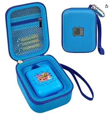 Bolso de transporte personalizado para mascotas digitales interactivas Bitzee. Bolso de batería y correa de mano desmontable, evita caídas y arañazos, viaje y almacenamiento de regalos, solo en caja.