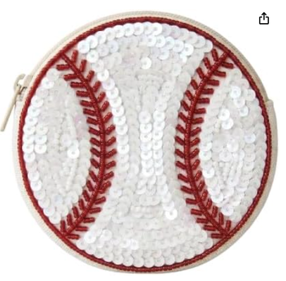 Bolso de monedas con cuentas de cambio Bolso de cerradura Bolso de billetera Softball