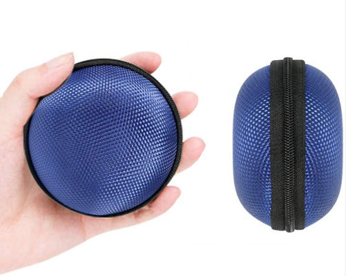 Bule colorea el grado EVA Hard Cases Storage Earphones de la cremallera 75
