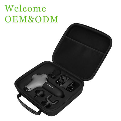 EVA Massage Gun Case Black a prueba de choques colorea el poliéster 1680D