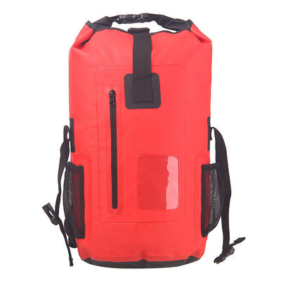 Mochila al aire libre del bolso de la playa de la lona del PVC de la prenda impermeable