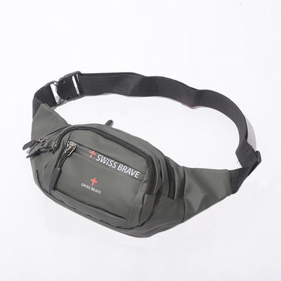 Bolso impermeable de nylon de la cintura del OEM con el logotipo de la impresión de pantalla de seda