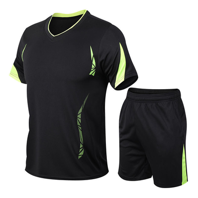 Los deportes del funcionamiento del verano de los hombres llevan la camiseta de manga corta de la ropa sequedad rápida de 5 minutos