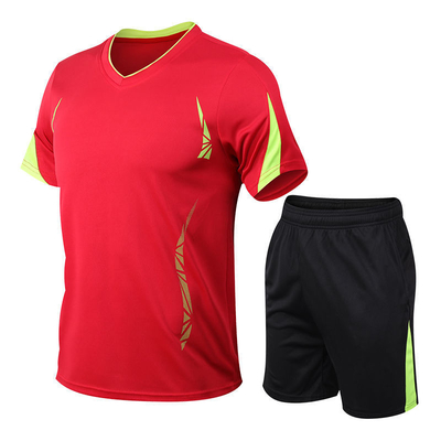 Los deportes del funcionamiento del verano de los hombres llevan la camiseta de manga corta de la ropa sequedad rápida de 5 minutos
