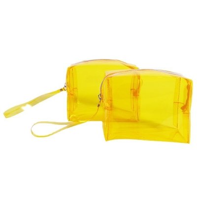 Empaquetado cosmético transparente grabado en relieve del viaje del caso del lavado del bolso del almacenamiento del PVC TPU
