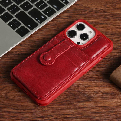 Cubierta fina elegante de lujo de la favorable de Max Compatible Vegan Leather Phone del iPhone 13 obra clásica superior delgada del caso