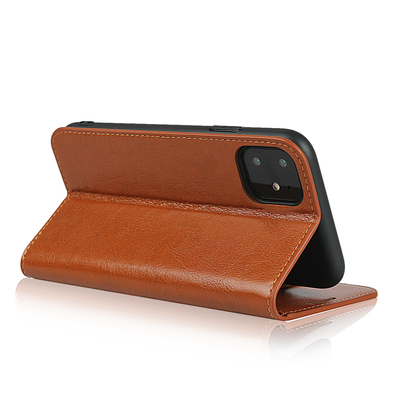 Caja de cuero del teléfono de la PU de Iphone 13, caja de cuero de la cartera de Samsung S8