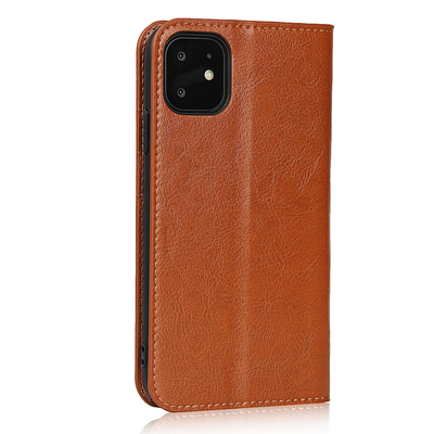 Caja de cuero del teléfono de la PU de Iphone 13, caja de cuero de la cartera de Samsung S8