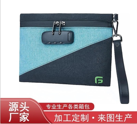 Bolsas a prueba de olor con bloqueo combinado, Bolsa a prueba de olor revestida de carbono de 10.2 x 7.2 pulgadas Bolsa de seguridad para viajes