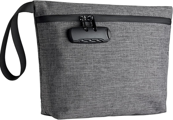 Bolso de dinero con cerradura, bolso de banco cerrable, bolso de dinero para efectivo, bolso impermeable para efectivo con cremallera, para efectivo, teléfono celular