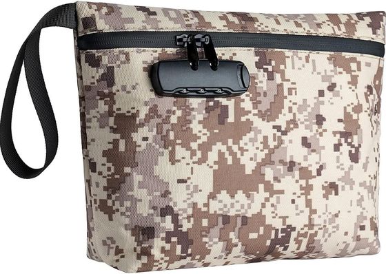 Canvas Texture Money Locking Bags Single Security Deposit Bags for Cash and Document Protection