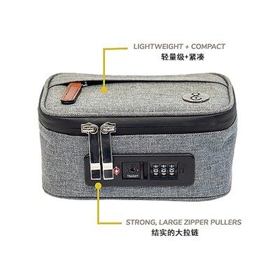 Bolso de dinero con cerradura, bolso de banco cerrable, bolso de dinero para efectivo, bolso impermeable para efectivo con cremallera, para efectivo, teléfono celular