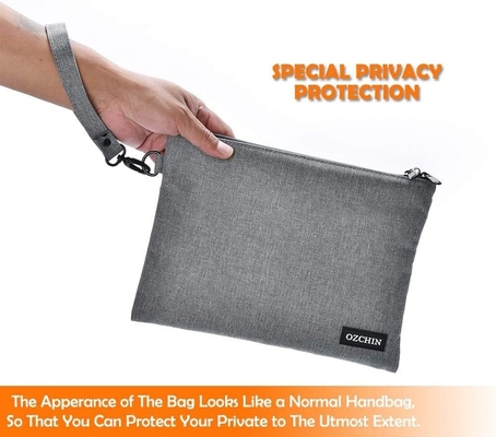 Bolso de dinero caliente con cerradura, bolso de banco cerrable, bolso de dinero para efectivo, bolso impermeable para efectivo con cremallera, para efectivo, teléfono celular