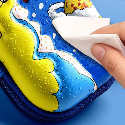 Cuadro de lápiz 3D EVA Cuadro de lápiz espacial Cuadro de lápiz galaxia Cuadro de lápiz astronauta Lápiz punzón Cartoon azul Porta lápiz grande