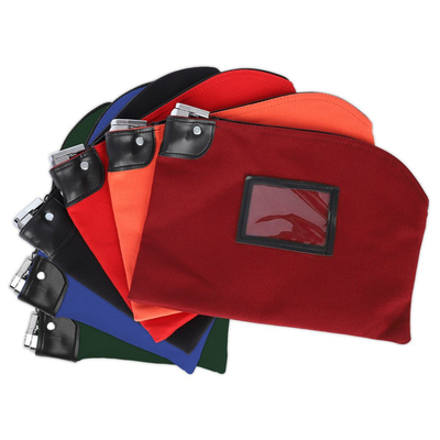 12W X 9H - Bolsas de depósito de bloqueo - 14 oz de lienzos de algodón