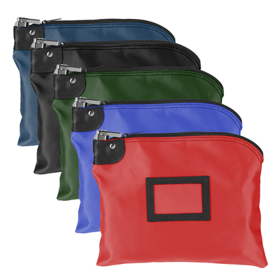 Bolsas de depósito de bloqueo de nylon laminadas - 12W x 9H - Listas para el envío