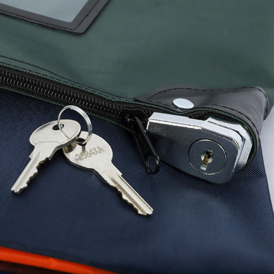Bolsas de depósito de bloqueo de nylon laminadas - 12W x 9H - Listas para el envío