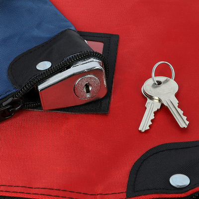 Bolsas de depósito de bloqueo de nylon laminadas - 10W x 8H - Listas para el envío