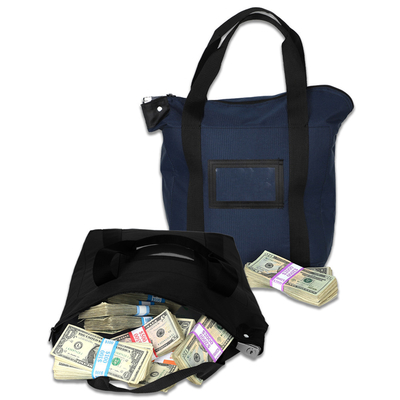 1400 DENIER CORDURA LOCKING COURIER BREEFCASE BAGS W/ HANDLES - 17W X 14H X 6D - Listo para el envío