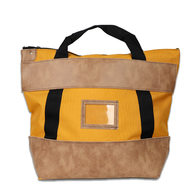 Bolso de correo de 1000d de nylon con cerradura de cuero - 22w x 18h x 7d - hecho a pedido