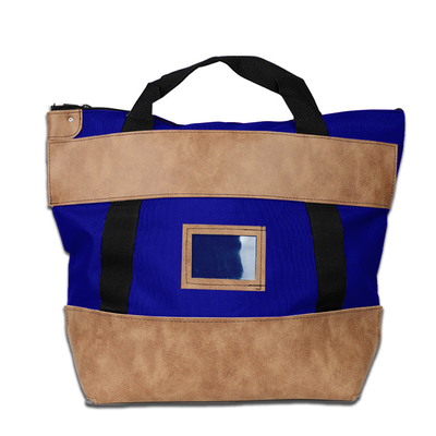 Bolso de correo de 1000d de nylon con cerradura de cuero - 22w x 18h x 7d - hecho a pedido