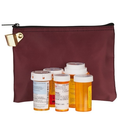 BOLSA DE MEDICINA LOCABLE de nylon laminada A prueba de agua BOLSA de medicina portátil de gran capacidad - personalizada