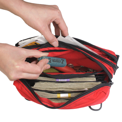 BOLSA DE BOLSA DE BOLSA de bolsillo de cambio de bolsillo de gran capacidad de nylon de bolsillo de bolsillo - hecho a medida