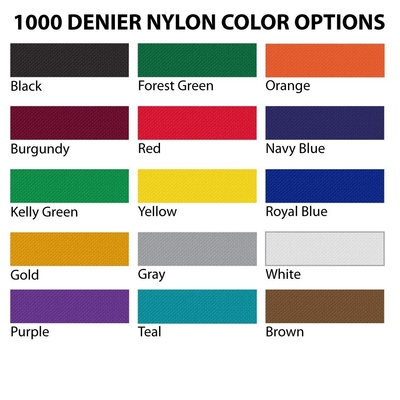BOLSA de nylon laminada plegable con gancho y anillo de sello BOLSA de banco de sello - se puede hacer a pedido