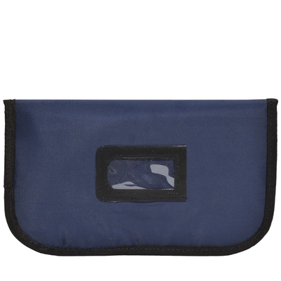 Bolso de monedas divididas BOLSO AZUL NAVY NYLON Clutch bolso a prueba de agua - Listo para el barco - hecho a medida