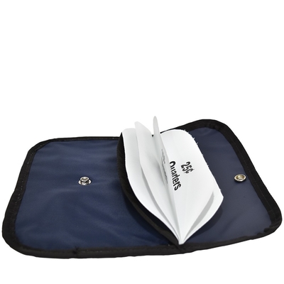 Bolso de monedas divididas BOLSO AZUL NAVY NYLON Clutch bolso a prueba de agua - Listo para el barco - hecho a medida