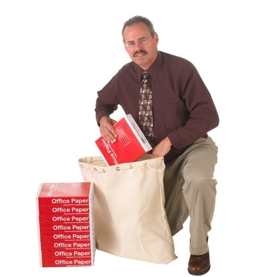 BOLSA DE algodón de gran capacidad resistente al desgaste BOLSA de correo de oficina BOLSA de algodón - en stock - personalizada