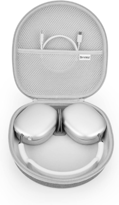 Caso inteligente para Apple AirPods Max admite el modo de sueño, organizador duro bolso de almacenamiento portátil de cobertura de viaje
