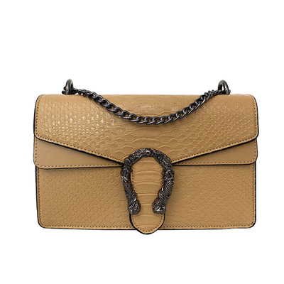 Nuevo bolso de hombro trasero retro tendencia de otoño para mujeres contraste de color bolso de mano