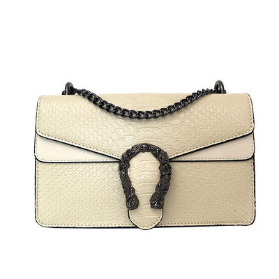 Nuevo bolso de hombro trasero retro tendencia de otoño para mujeres contraste de color bolso de mano