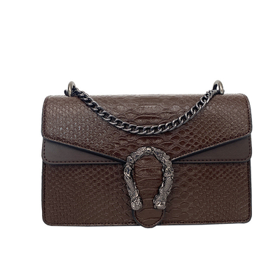Nuevo bolso de hombro trasero retro tendencia de otoño para mujeres contraste de color bolso de mano