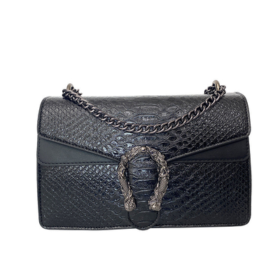 Nuevo bolso de hombro trasero retro tendencia de otoño para mujeres contraste de color bolso de mano