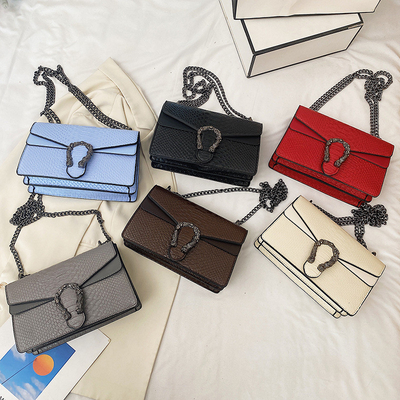 Nuevo bolso de hombro trasero retro tendencia de otoño para mujeres contraste de color bolso de mano