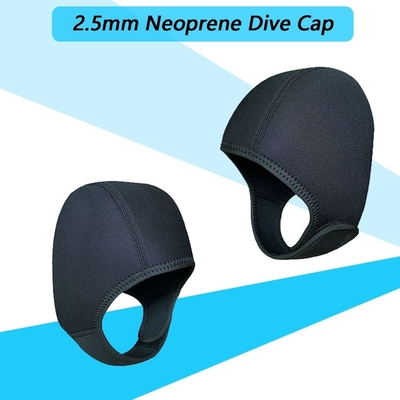 2.5mm Neoprene Sombrero de buceo Sombrero de surf Sombrero de buceo Sombrero térmico con correa de mentón Sombrero a prueba de viento para surf Kayak Raf