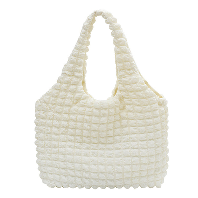 Nuevo bolso de hombro de flores de nube de mujer