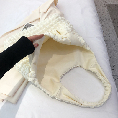 Nuevo bolso de hombro de flores de nube de mujer