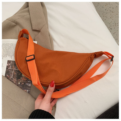 BOLSA DE CROSSBODY de nylon BOLSA de CROSSBODY FEMEÑA 2024 NUEVO DUMPLING LIGHTWEIGHT BOLSA DE BAJO DE LOS ARMOS Todo el hombro BOLSA de lona