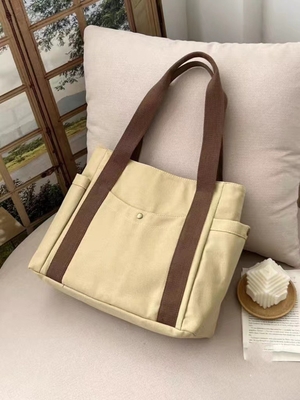 Bolso de lienzo Tote saliendo lienzo todo en uno trabajo alto nivel de apariencia viajar gran capacidad estudiante de arte hombro único