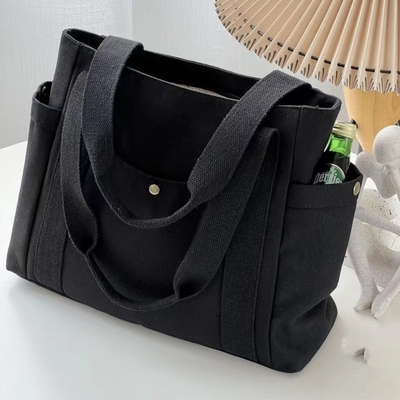 Bolso de lienzo Tote saliendo lienzo todo en uno trabajo alto nivel de apariencia viajar gran capacidad estudiante de arte hombro único