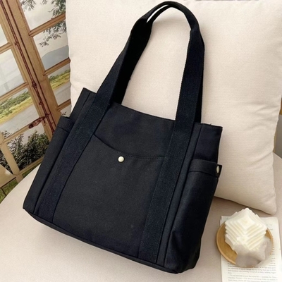 Bolso de lienzo Tote saliendo lienzo todo en uno trabajo alto nivel de apariencia viajar gran capacidad estudiante de arte hombro único