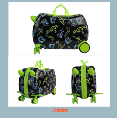 La caja del carruaje multifuncional de los niños nueva maleta de paseo multi-ruedas dibujos animados maleta de bebé paseo