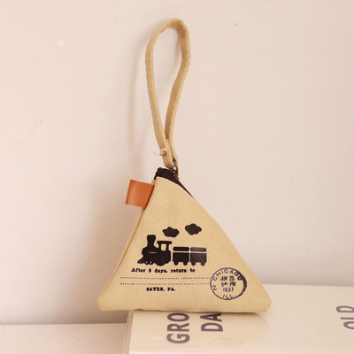 Personalidad CREATIVA RETRO ZONGZI Moneda bolso FEMEÑO MINI lienzo arte lindo moneda bolsa de llave bolsa