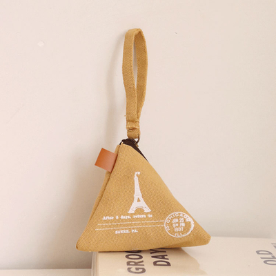 Personalidad CREATIVA RETRO ZONGZI Moneda bolso FEMEÑO MINI lienzo arte lindo moneda bolsa de llave bolsa